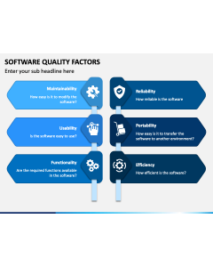 Software Quality Factors PPT Slide 1