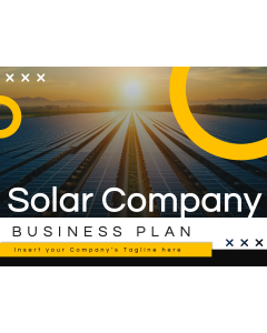 Solar Company Business Plan PPT Thumbnail