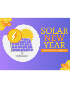 Solar New Year PPT Slide 1