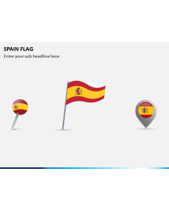 Spain Flag PPT Slide 1