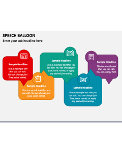 Speech Balloon PPT Slide 1