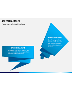 Speech bubbles PPT slide 1