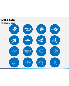 Speed Icons PPT Slide 1