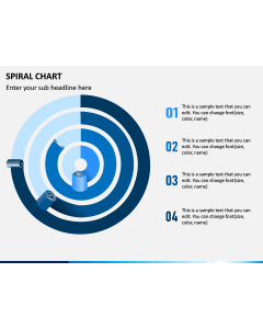 Spiral chart PPT slide 1