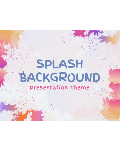 Splash Background Theme PPT Thumbnail