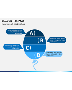 Balloon – 4 Stages PPT Slide 1