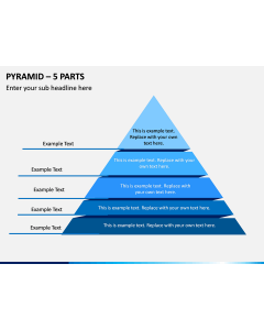 Pyramid – 5 Parts PPT Slide 1