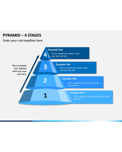 Pyramid – 4 Stages PPT Slide 1