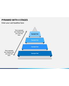 Pyramid With 4 Stages PPT Slide 1