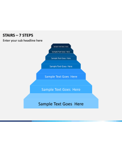 Stairs – 7 Steps PPT Slide 1