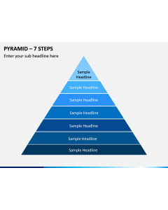 Pyramid – 7 Steps PPT Slide 1