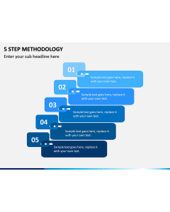 5 Step Methodology PPT slide 1