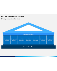 Pillar Shapes – 7 Stages PPT slide 1