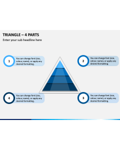 Triangle – 4 Parts PPT Slide 1