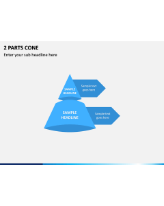 2 Parts Cone PPT Slide 1