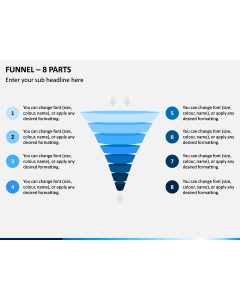 Funnel – 8 Parts PPT Slide 1