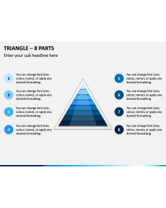 Triangle – 8 Parts PPT Slide 1