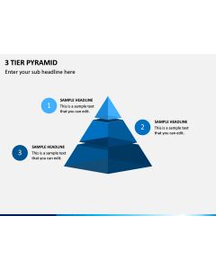 3 Tier Pyramid PPT Slide 1
