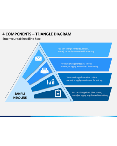 4 Components - Triangle Diagram PPT Slide 1