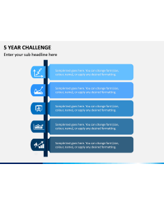 5 Year Challenge PPT Slide 1