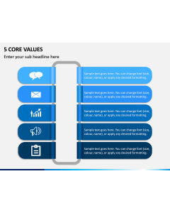 5 Core Values PPT Slide 1