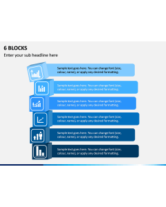 6 Blocks PPT Slide 1