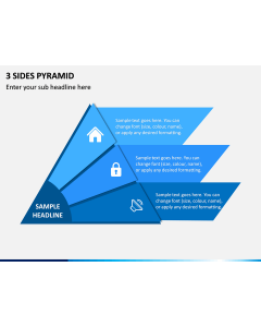3 Sides Pyramid PPT Slide 1