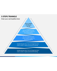 5 Steps Triangle PPT Slide 1