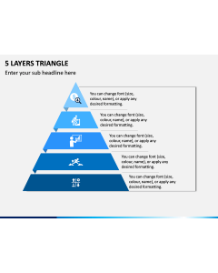 5 Layers Triangle PPT Slide 1