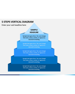 5 Steps Vertical Diagram PPT Slide 1