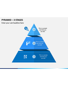 Pyramid - 3 Stages PPT Slide 1