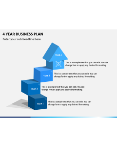 4 Year Business Plan PPT Slide 1