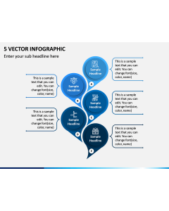 5 Vector Infographic PPT Slide 1
