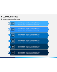 6 Common Issues PPT Slide 1