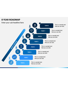 8 Year Roadmap PPT Slide 1