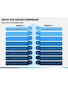 Side By Side Feature Comparison PPT Slide 1