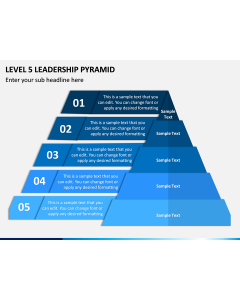 Level 5 Leadership Pyramid PPT Slide 1