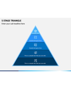 5 Stage Triangle PPT Slide 1