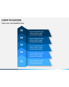 5 Keys to Success PPT Slide 1