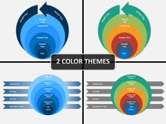 Stacked venn diagram PPT cover slide 