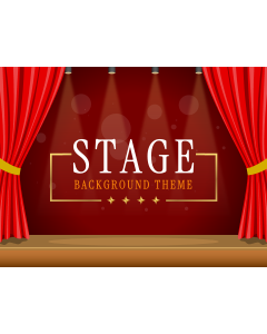Stage Background Theme PPT Slide 1