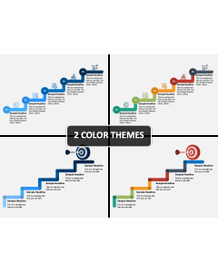 Stairs Timeline PPT Cover Slide
