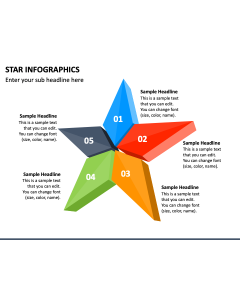 Star Infographics Free PPT Slide 1