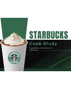Starbucks Case Study PPT Thumbnail