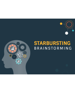 Starbursting Brainstorming PPT Slide 1