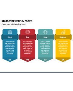 Start Stop Keep Improve PPT Slide 1