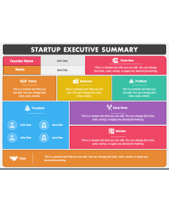Startup Executive Summary PPT Slide 1