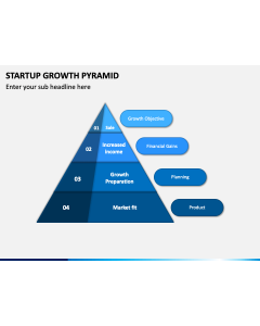 Startup Growth Pyramid PPT Slide 1