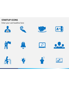 Startup Icons PPT slide 1