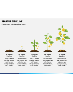 Startup Timeline PPT Slide 1